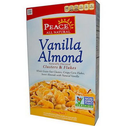 Golden Temple, Peace Cereal, Clusters&Flakes, Vanilla Almond 312g