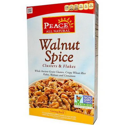 Golden Temple, Peace Cereal, Clusters&Flakes, Walnut Spice 312g