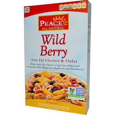 Golden Temple, Peace Cereal, Low Fat Clusters&Flakes, Wild Berry 284g