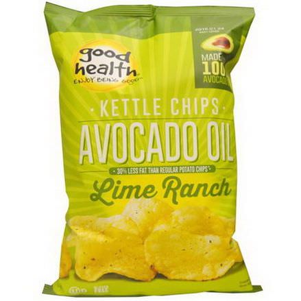 Good Health Natural Foods, Kettle Chips, Avocado Oil, Lime Ranch 141.7g