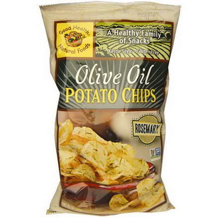 Good Health Natural Foods, Olive Oil Potato Chips, Rosemary 142g