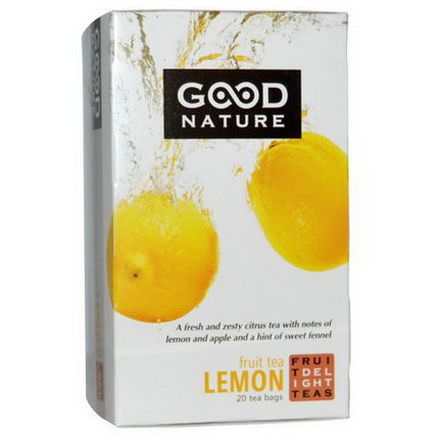 Good Nature Teas, Fruit Tea, Lemon, 20 Tea Bags
