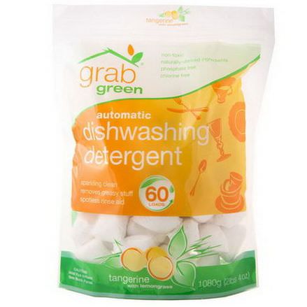 GrabGreen, Automatic Dishwashing Detergent, Tangerine with Lemongrass 1080g