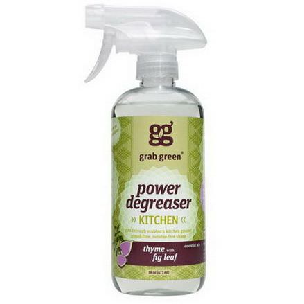 GrabGreen, Kitchen Power Degreaser, Thyme with Fig Leaf 473ml