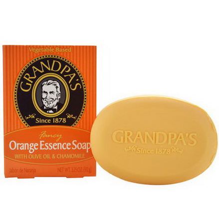 Grandpa's, Fancy Orange Essence Soap with Olive Oil&Chamomile 92g