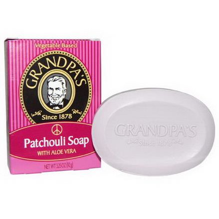 Grandpa's, Patchouli Soap, 1 Bar 92g