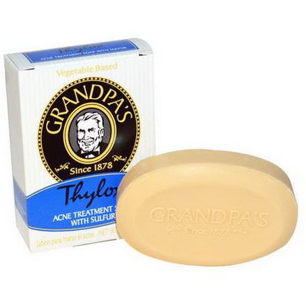Grandpa's, Thylox, Acne Treatment Soap with Sulfur 92g