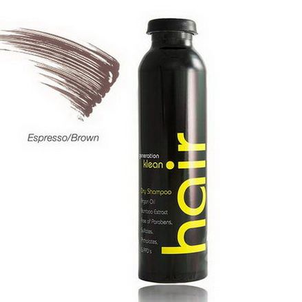 Gray Disappear, Generation Klean Hair, Dry Shampoo, Espresso/Brown 74g