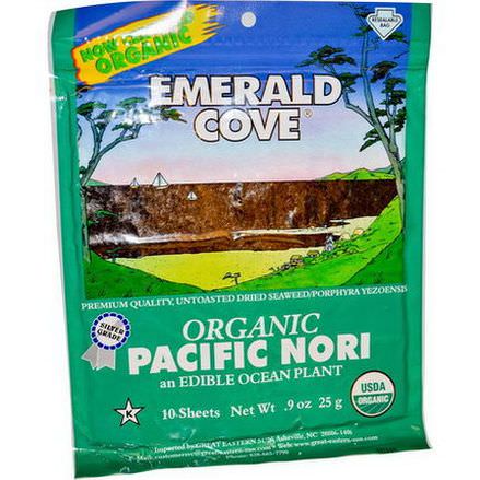 Great Eastern Sun, Emerald Cove,Organic Pacific Nori, 10 Sheets 25g
