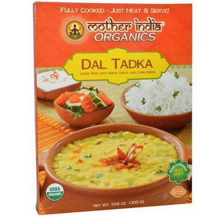 Great Eastern Sun, Mother India Organics, Dal Tadka, Mild Spicy 300g