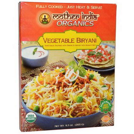 Great Eastern Sun, Mother India Organics, Vegetable Biryani, Hot Spicy 265g