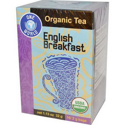 Great Eastern Sun, One World, Organic English Breakfast Tea, 16 Tea Bags, 2g Each