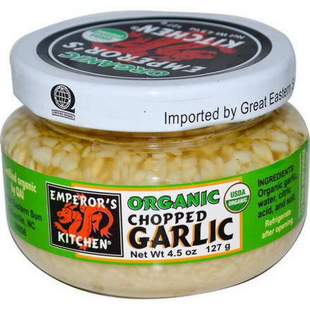 Great Eastern Sun, Organic Chopped Garlic 127g