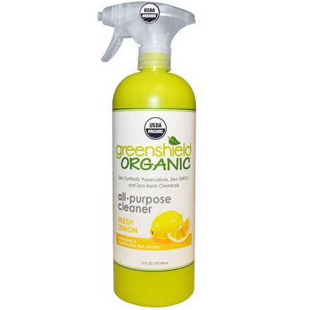 GreenShield Organic, All-Purpose Cleaner, Fresh Lemon 946ml
