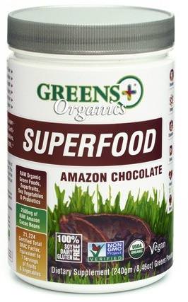 Greens Plus, Organics Superfood, Amazon Chocolate 240g