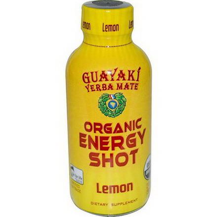 Guayaki, Yerba Mate, Organic Energy Shot, Lemon 59ml