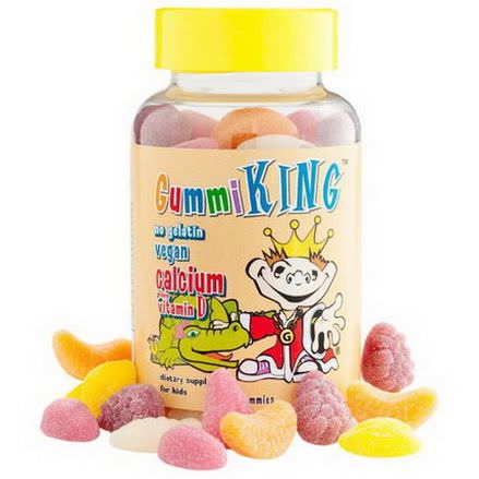 Gummi King, Calcium Plus Vitamin D for Kids, 60 Gummies