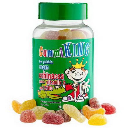 Gummi King, Echinacea Plus Vitamin C and Zinc, For Kids, 60 Gummies