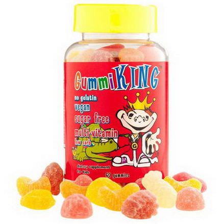 Gummi King, Sugar-Free Multi-Vitamin, For Kids, 60 Gummies