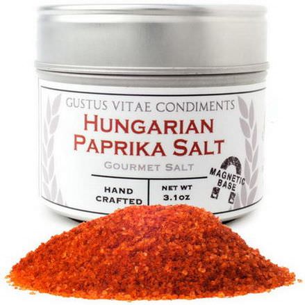 Gustus Vitae, Condiments, Gourmet Salt, Hungarian Paprika Salt 89g