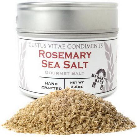 Gustus Vitae, Condiments, Gourmet Salt, Rosemary Sea Salt 102g