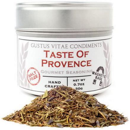Gustus Vitae, Condiments, Gourmet Seasoning, Taste of Provence 20g