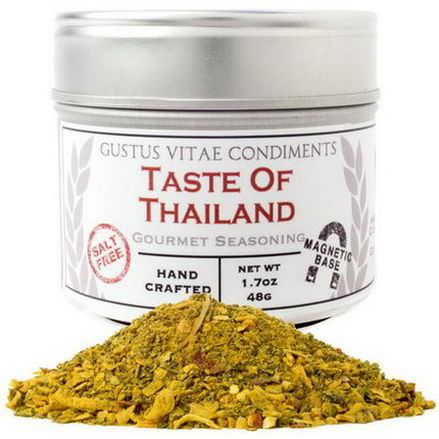 Gustus Vitae, Condiments, Gourmet Seasoning, Taste of Thailand 48g