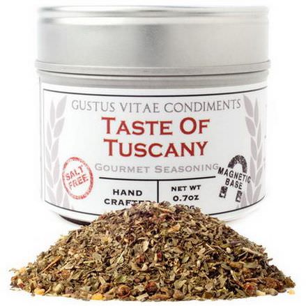 Gustus Vitae, Condiments, Gourmet Seasoning, Taste of Tuscany 20g