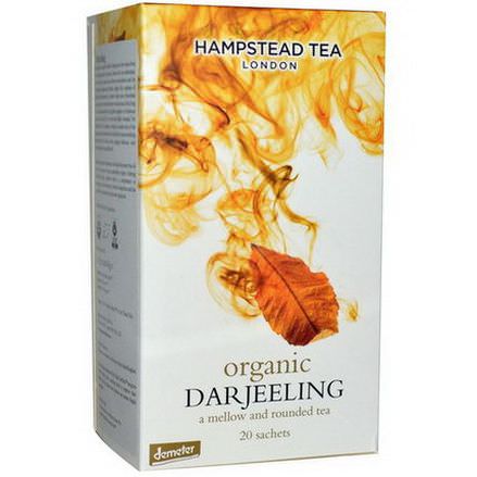 Hampstead Tea, Organic, Darjeeling Tea, 20 Sachets 40g
