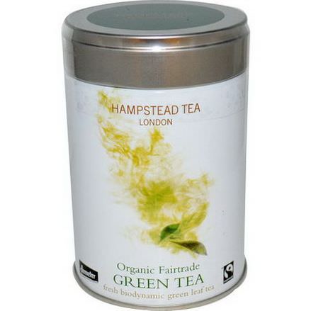 Hampstead Tea, Organic Fairtrade, Green Tea 100g