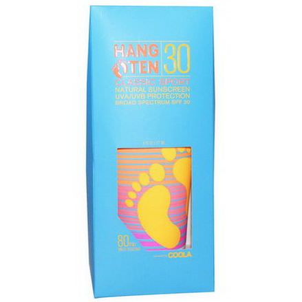 Hang Ten Natural Sunscreen, Classic Sport, SPF 30 177ml
