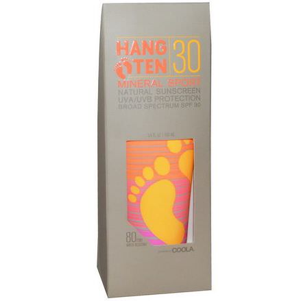 Hang Ten Natural Sunscreen, Mineral Sport SPF 30 100ml