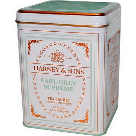 Harney&Sons, Earl Grey Supreme, 20 Sachets 40g