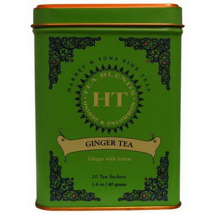 Harney&Sons, Ginger Tea, 20 Tea Sachets 40g