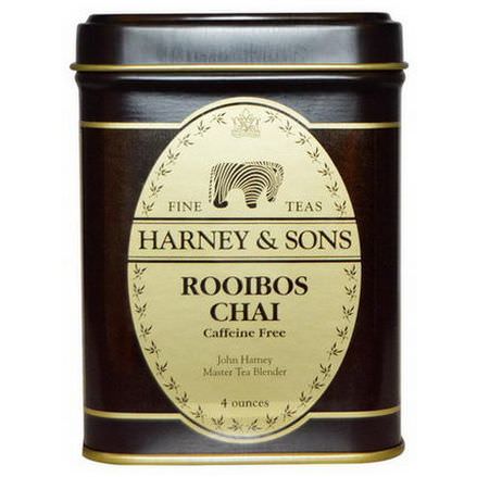 Harney&Sons, Rooibos Chai, Caffeine Free, 4 oz