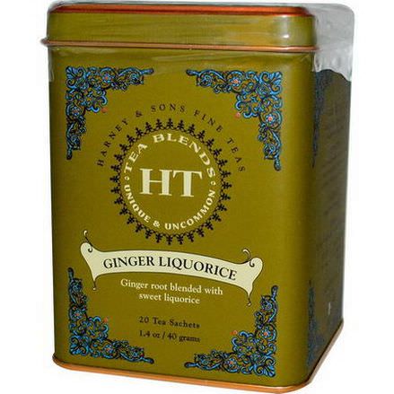 Harney&Sons, Tea Blends, Ginger Liquorice, 20 Tea Sachets 40g