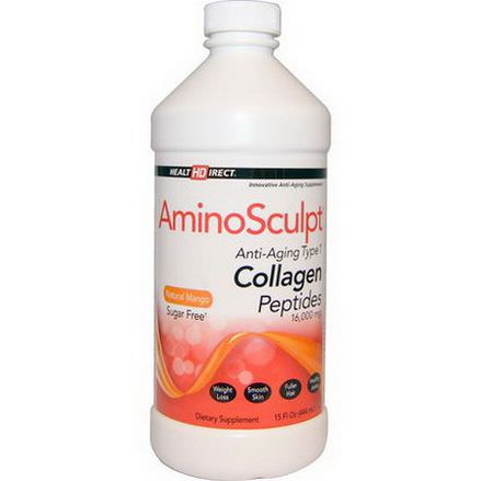 Health Direct, AminoSculpt Sugar Free, Natural Mango, 16,000mg 444ml