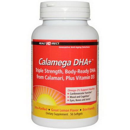 Health Direct, Calamega DHA+, 56 Softgels