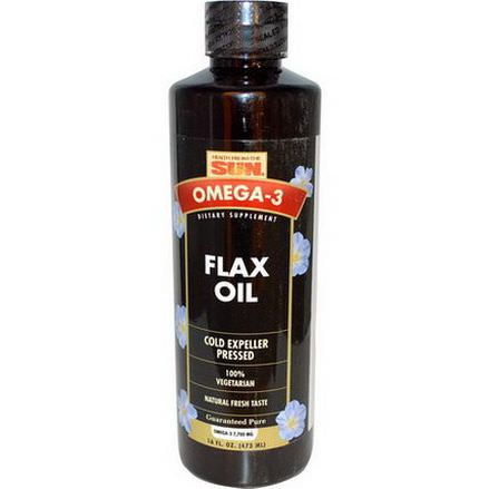 Health From The Sun, Omega-3 Flax Oil, Natural Fresh Taste 473ml