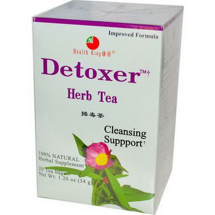 Health King, Detoxer Herb Tea, 20 Tea Bags 34g
