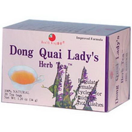Health King, Dong Quai Lady's Herb Tea, 20 Tea Bags 34g