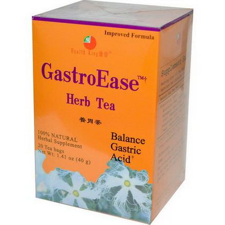 Health King, GastroEase Herb Tea, 20 Tea Bags 40g