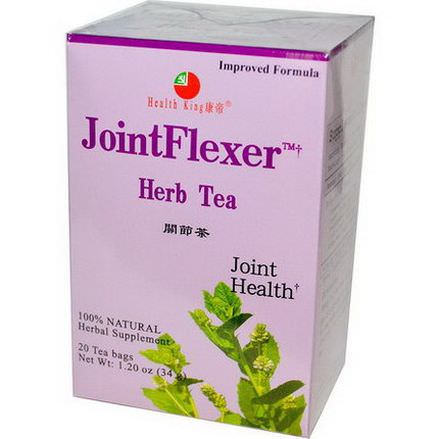Health King, JointFlexer Herb Tea, 20 Tea Bags 34g