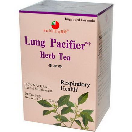 Health King, Lung Pacifier Herb Tea, 20 Tea Bags 30g