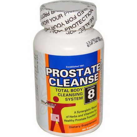 Health Plus Inc. Prostate Cleanse, Total Body Cleansing System, Prostate 8 of 8, 90 Capsules
