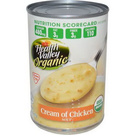 Health Valley, Organic, Cream of Chicken Soup 411g