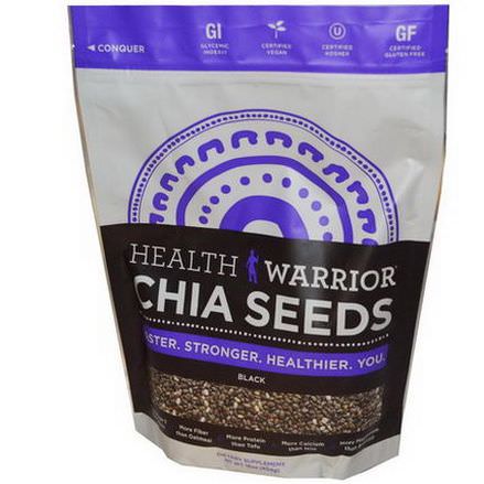 Health Warrior, Inc. Chia Seeds, Black 454g