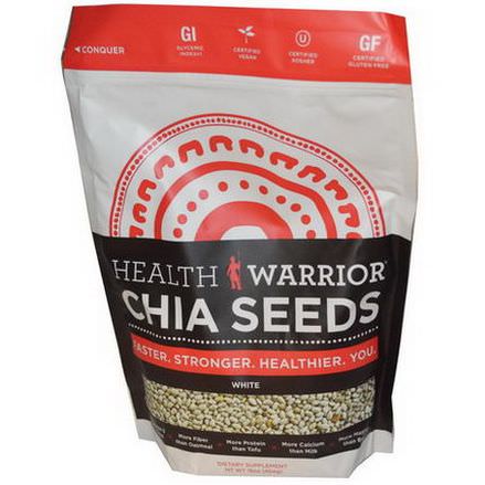 Health Warrior, Inc. Chia Seeds, White 454g