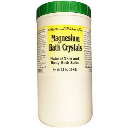 Health and Wisdom Inc. Magnesium Bath Crystals 2.5 kg