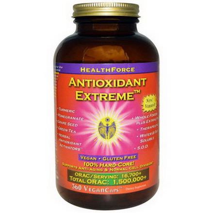 HealthForce Nutritionals, Antioxidant Extreme, Version 8, 360 Vegan Caps